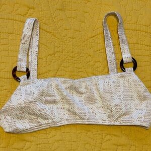 Billabong Cream Textured Bandeau